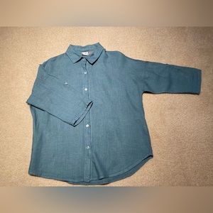 NWT Tina Stephens linen shirt